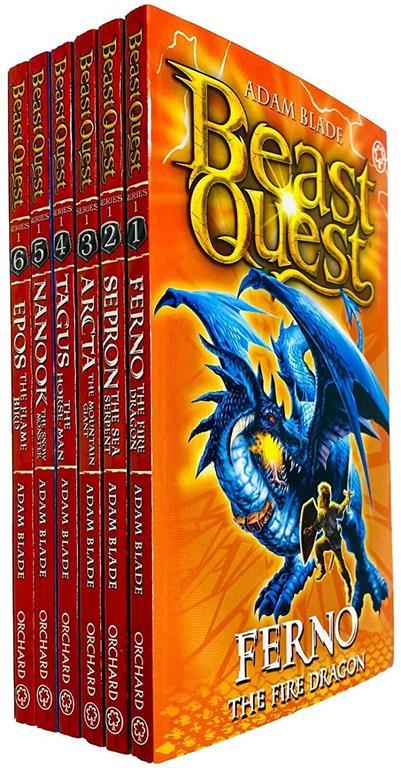 Beast Quest 6 Books Collection Set by Adam Blade (Series 1)