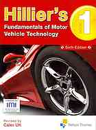 Hillier's Fundamentals of Motor Vehicle Technology, Book 1