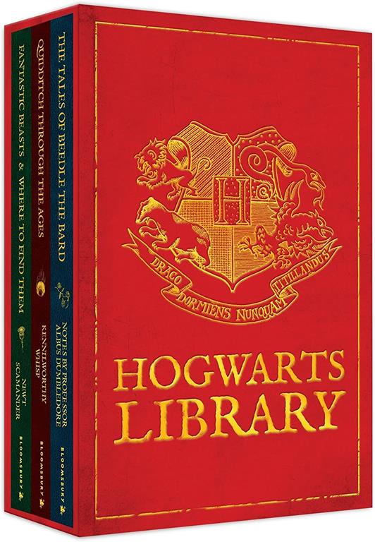 Hogwarts Library Boxed Set Including Fantastic Beasts and Where to Find Them