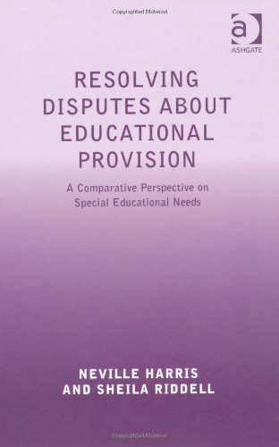 Resolving Disputes about Educational Provision