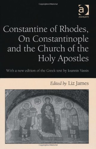 Constantine of Rhodes, On Constantinople and the Church of the Holy Apostles