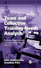 Team and Collective Training Needs Analysis