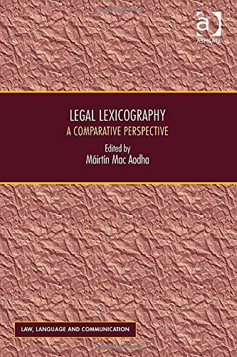 Legal Lexicography