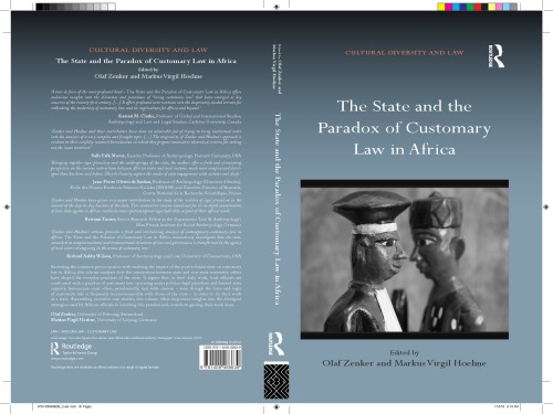 The State and the Paradox of Customary Law in Africa