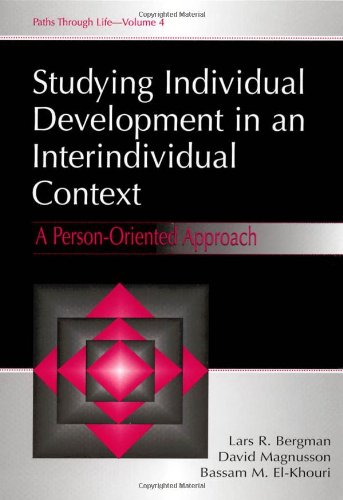 Studying Individual Development in an Interindividual Context