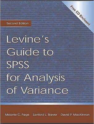 Levine's Guide to SPSS for Analysis of Variance