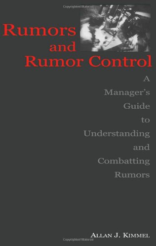 Rumors and Rumor Control