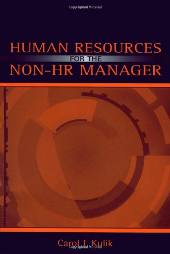 Human Resources for the Non-HR Manager