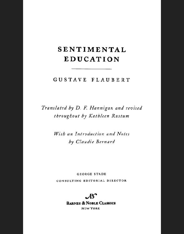 Sentimental Education