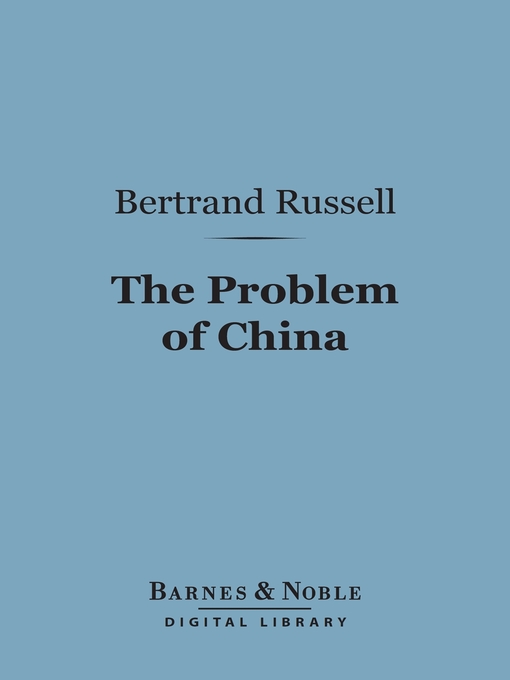 The Problem of China