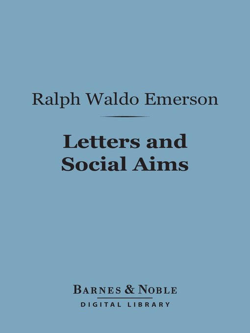 Letters and Social Aims