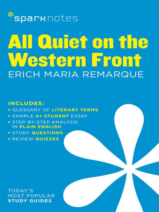 All Quiet on the Western Front: SparkNotes Literature Guide