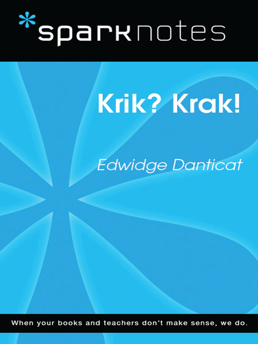 Krik? Krak!: SparkNotes Literature Guide