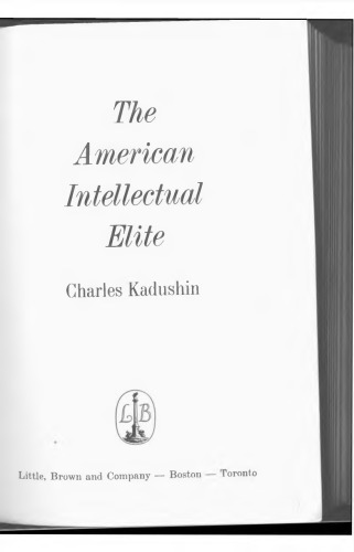 The American Intellectual Elite