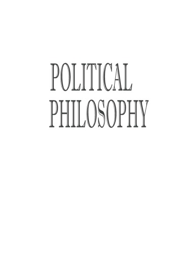 Political Philosophy