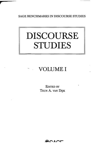 Discourse Studies