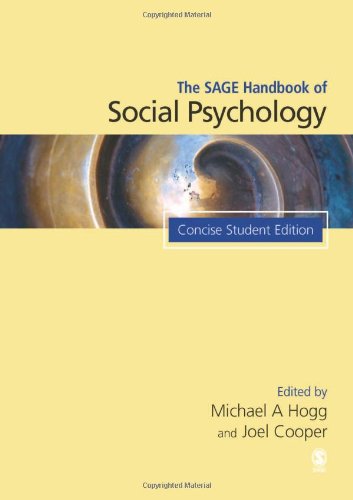 The Sage Handbook of Social Psychology