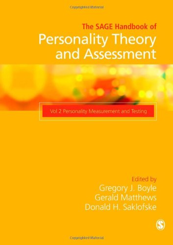 The Sage Handbook of Personality Measurement and Assessment