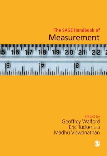 The Sage Handbook Of Measurement