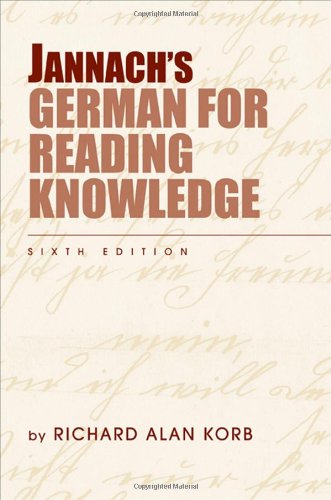 German for Reading Knowledge