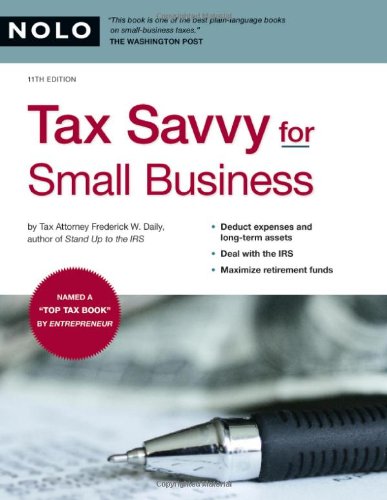 Tax Savvy For Small Business