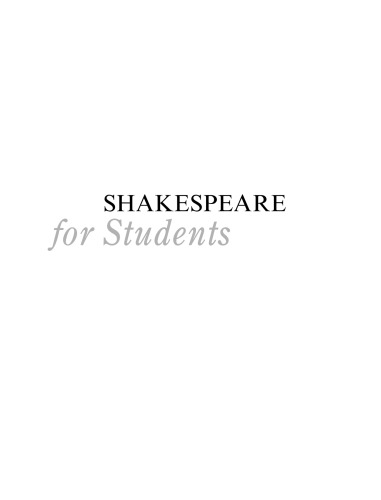 Shakespeare for Students, Volume 2