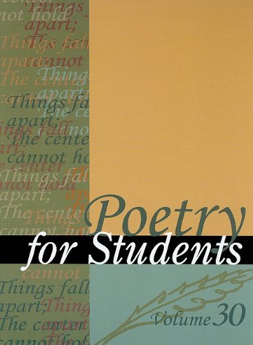 Poetry for Students, Vol. 30