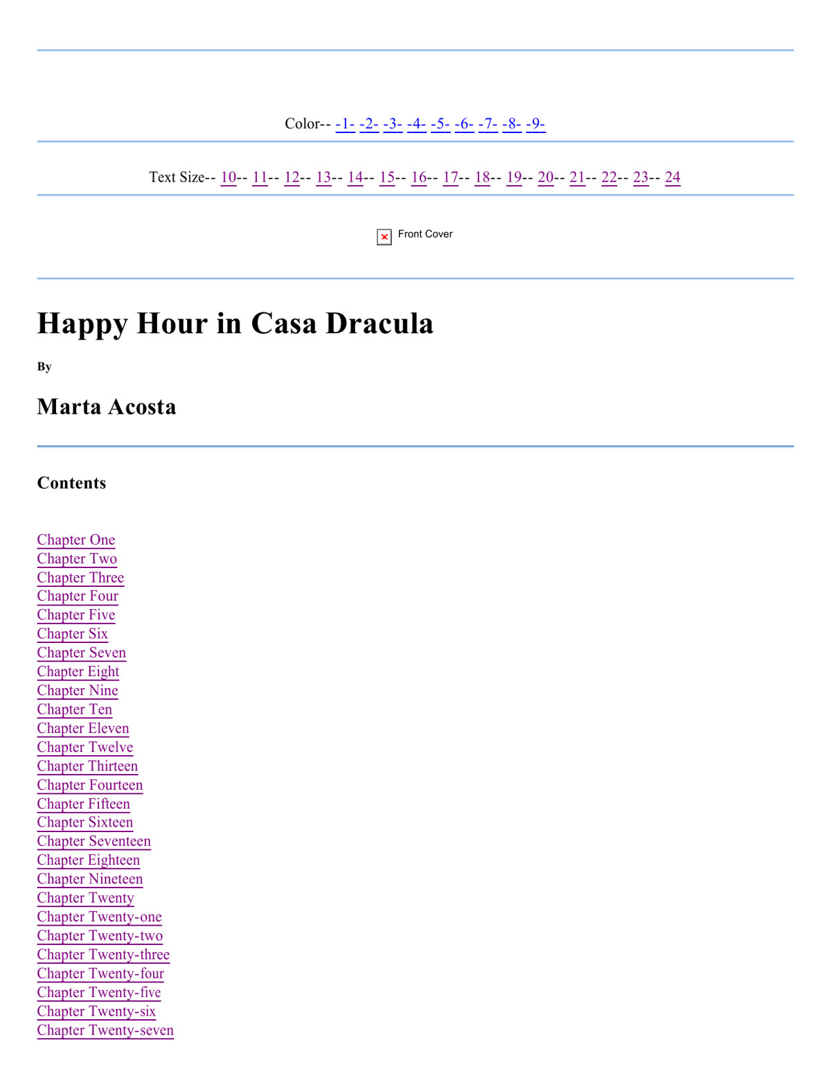 Happy Hour at Casa Dracula