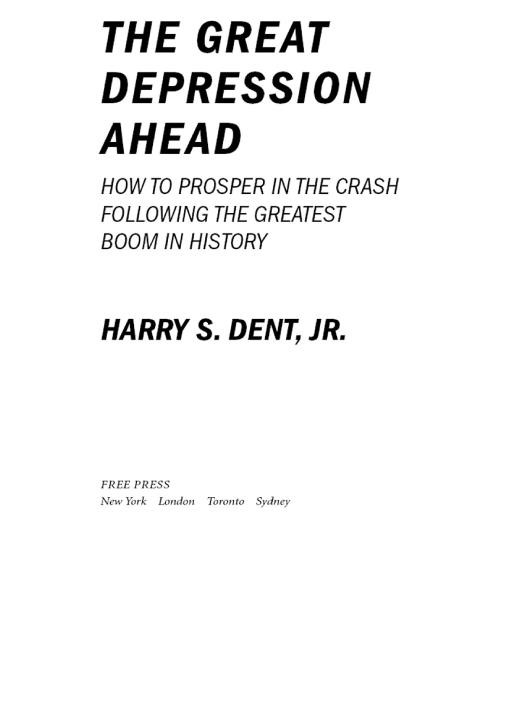 The Great Depression Ahead
