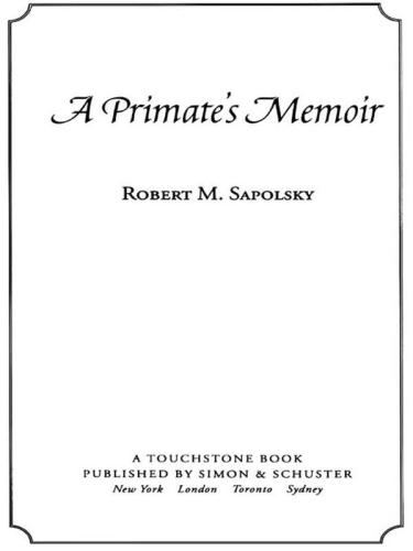 A Primate's Memoir