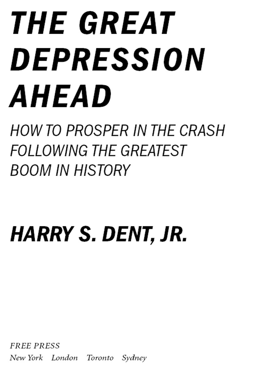 The Great Depression Ahead