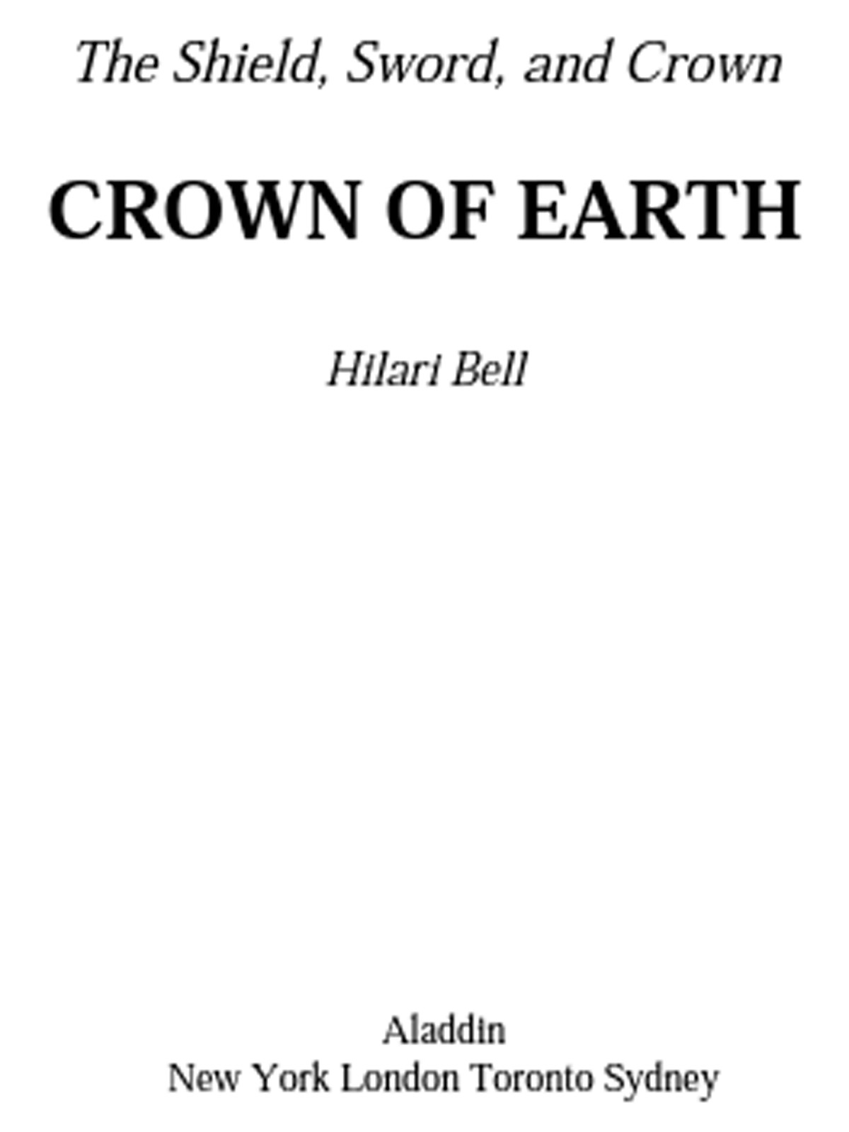 Crown of Earth