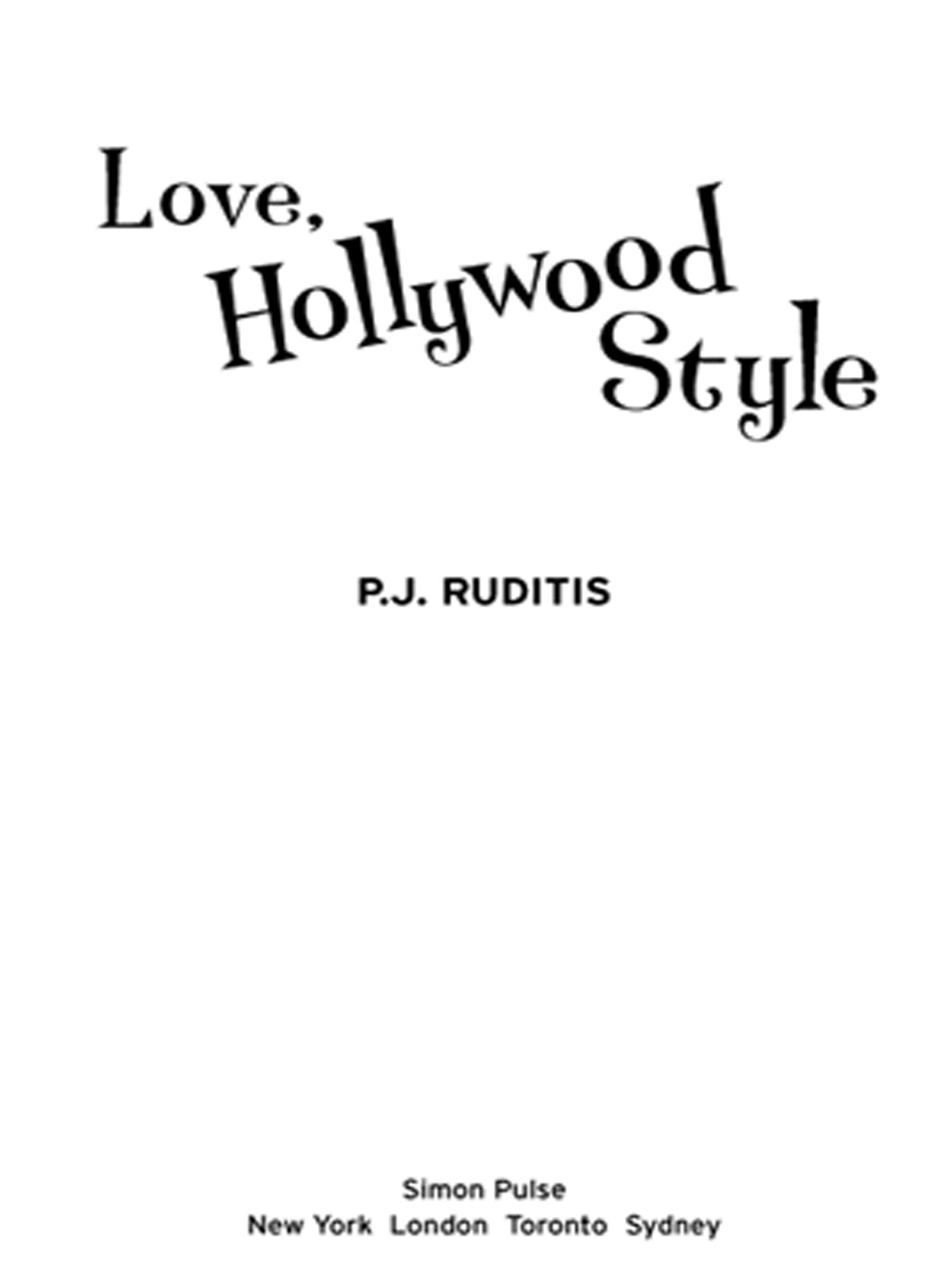 Love, Hollywood Style