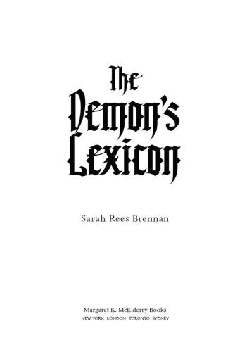 The Demon's Lexicon