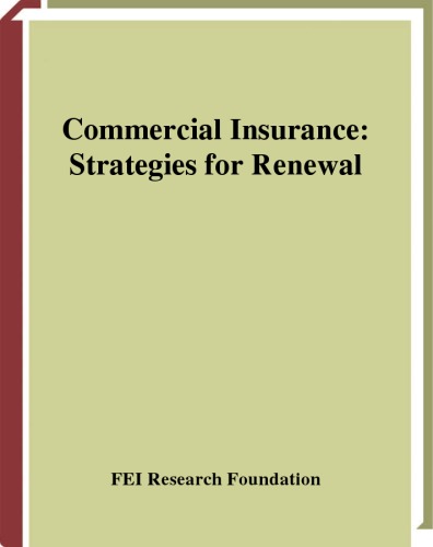 Commercial insurance : strategies for renewal