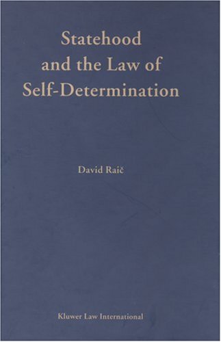 Statehood and the law of self-determination