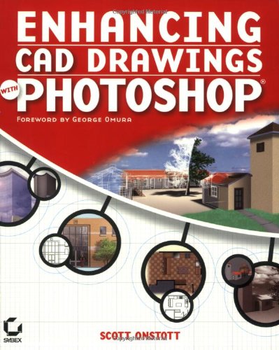 Enhancing CAD drawings with photoshop