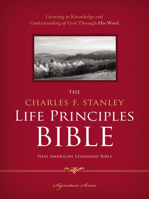 NASB, the Charles F. Stanley Life Principles Bible, eBook