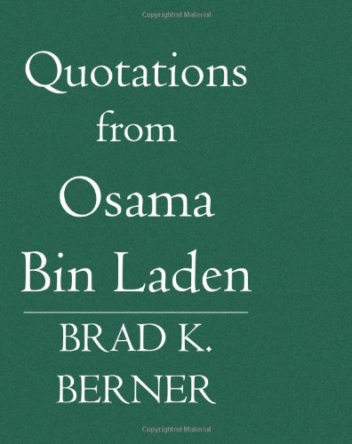 Quotations From Osama Bin Laden