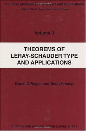 Theorems of Leray-Schauder Type and Applications