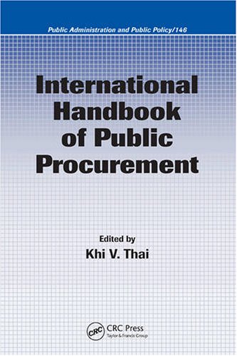 International Handbook of Public Procurement.