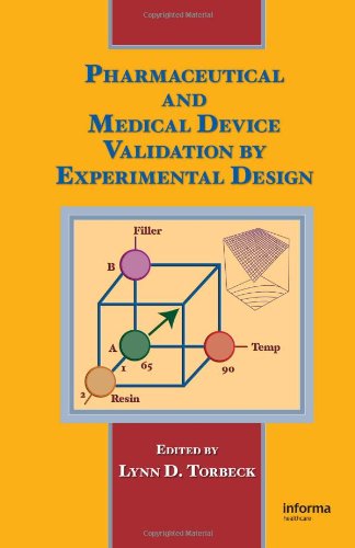 Pharmaceutical And Medical Device Validation By Experimental Design