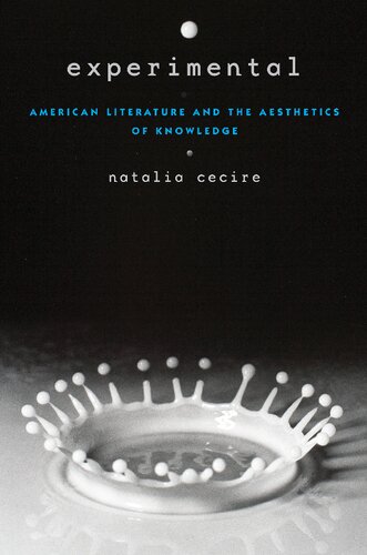 Experimental : American Literature and the Aesthetics of Knowledge