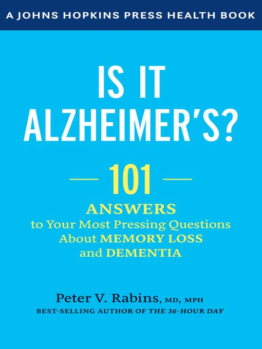 Is It Alzheimer's?