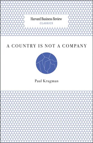 A Country Is Not a Company