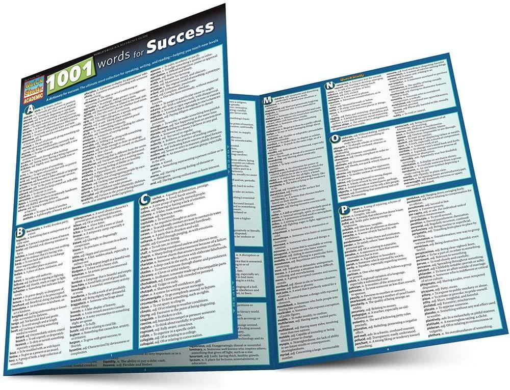 1001 Words For Success (Quick Study Academic)