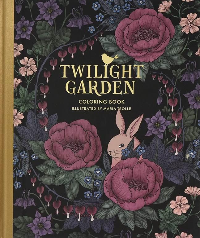 Twilight Garden Coloring Book: Published in Sweden as &quot;Blomstermandala&quot; (Gsp- Trade)