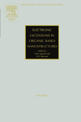 Electronic excitations in organic based nanostructures