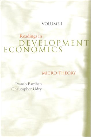 Readings in Development Economics - Vol. 1