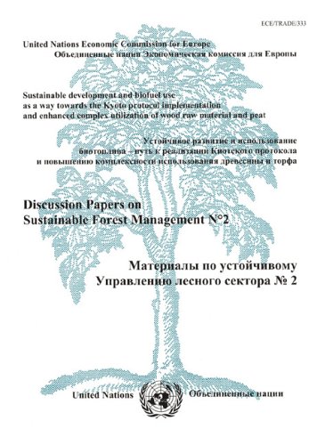 Sustainable development and biofuel use as a way towards the Kyoto protocol implementation and enhanced complex utilization of raw wood material and peat